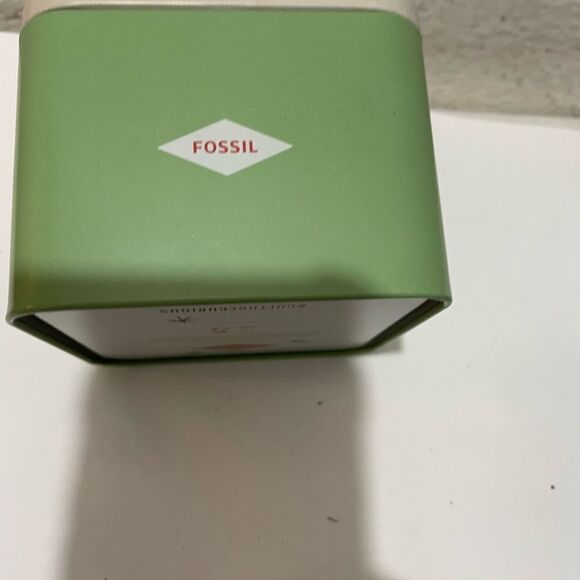 1 Fossil Collectible Presentation Genuine Display Gift Watch Tin Box - Picture 4 of 5